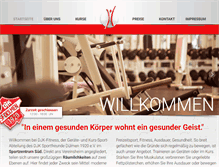 Tablet Screenshot of djk-fitness.de